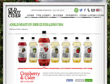 Tablet Screenshot of oldmoutcider.co.nz